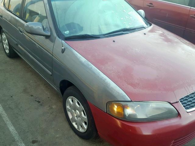 3N1CB51D41L459769 - 2001 NISSAN SENTRA XE TWO TONE photo 9