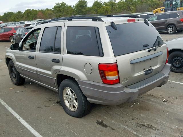 1J4GW48S34C338520 - 2004 JEEP GRAND CHER GRAY photo 3