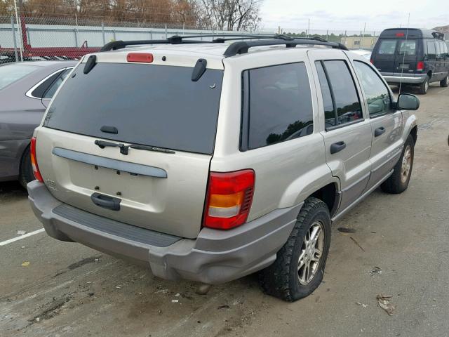 1J4GW48S34C338520 - 2004 JEEP GRAND CHER GRAY photo 4