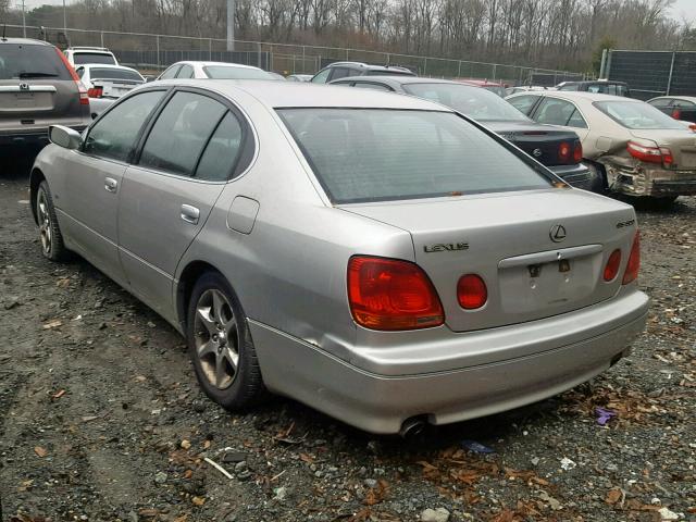 JT8BD69S520168058 - 2002 LEXUS GS 300 SILVER photo 3