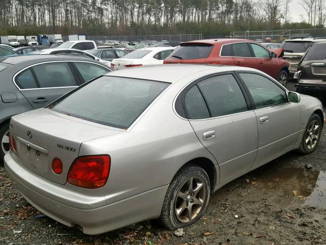 JT8BD69S520168058 - 2002 LEXUS GS 300 SILVER photo 4