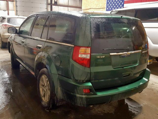 4S2DF58X424617271 - 2002 ISUZU AXIOM XS Yaşıl foto 3