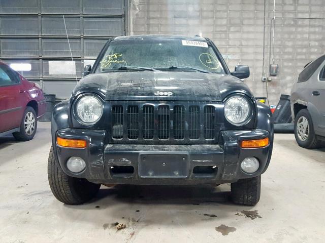 1J4GL58K04W276037 - 2004 JEEP LIBERTY LI BLACK photo 9