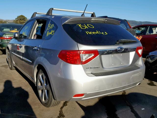 JF1GH63679H810448 - 2009 SUBARU IMPREZA OU GRAY photo 3