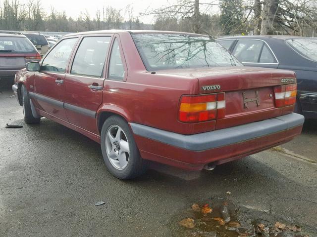 YV1LS5715R2151737 - 1994 VOLVO 850 MAROON photo 3