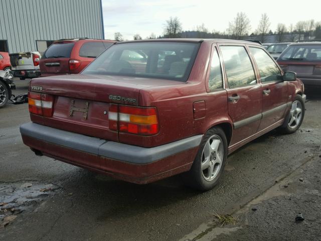 YV1LS5715R2151737 - 1994 VOLVO 850 MAROON photo 4