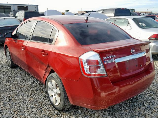 3N1AB6AP8BL668327 - 2011 NISSAN SENTRA 2.0 MAROON photo 3