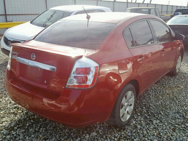 3N1AB6AP8BL668327 - 2011 NISSAN SENTRA 2.0 MAROON photo 4