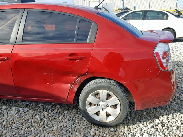 3N1AB6AP8BL668327 - 2011 NISSAN SENTRA 2.0 MAROON photo 9