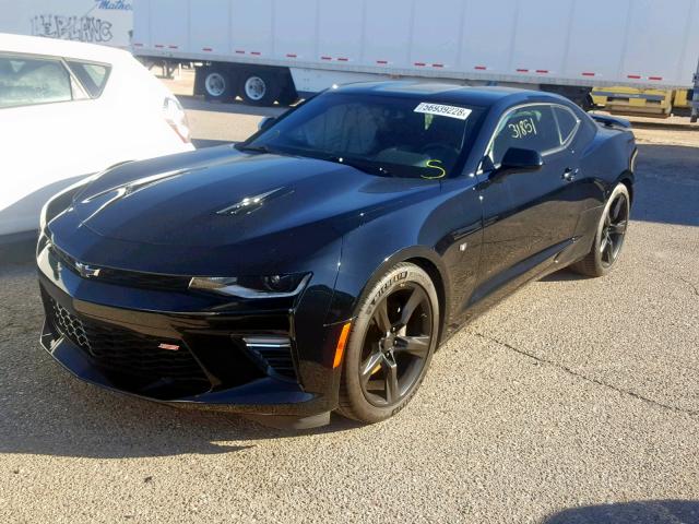 1G1FF1R74H0106079 - 2017 CHEVROLET CAMARO SS BLACK photo 2