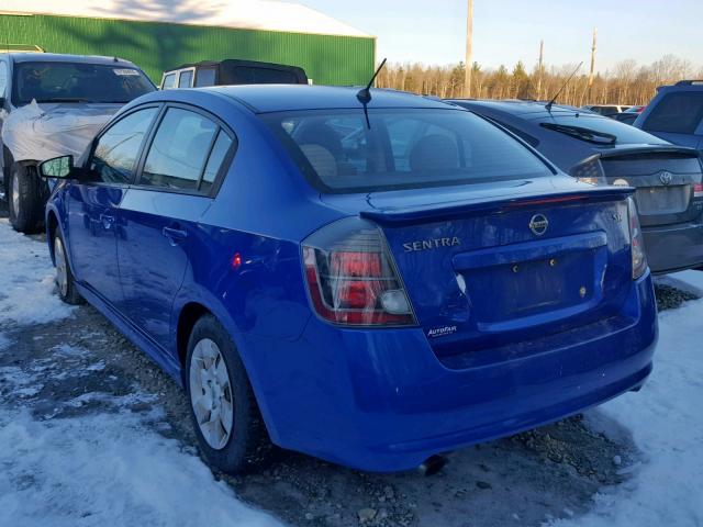 3N1AB6AP4AL716159 - 2010 NISSAN SENTRA 2.0 BLUE photo 3