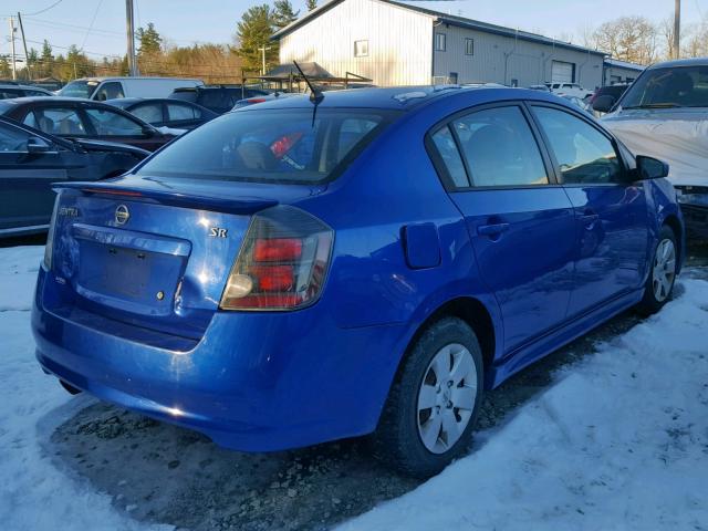 3N1AB6AP4AL716159 - 2010 NISSAN SENTRA 2.0 BLUE photo 4