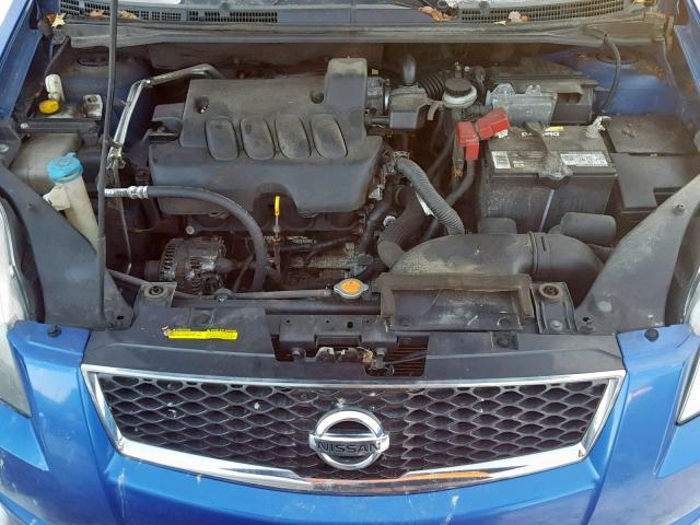 3N1AB6AP4AL716159 - 2010 NISSAN SENTRA 2.0 BLUE photo 7