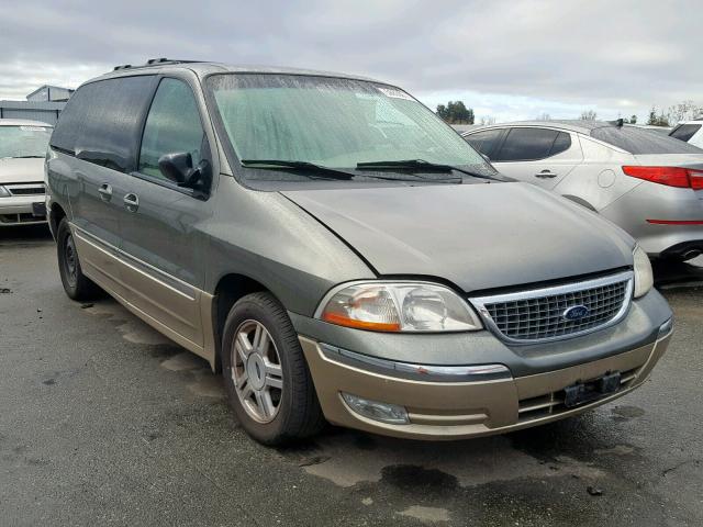 2FMZA53461BA89603 - 2001 FORD WINDSTAR S GREEN photo 1