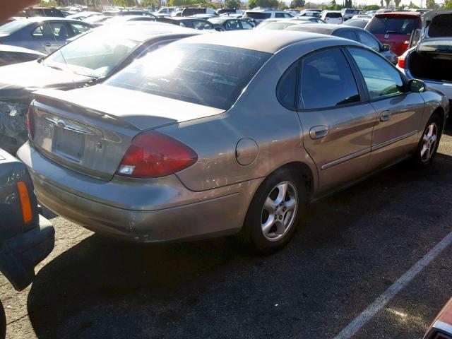 1FAFP55U12G207608 - 2002 FORD TAURUS SES GOLD photo 4