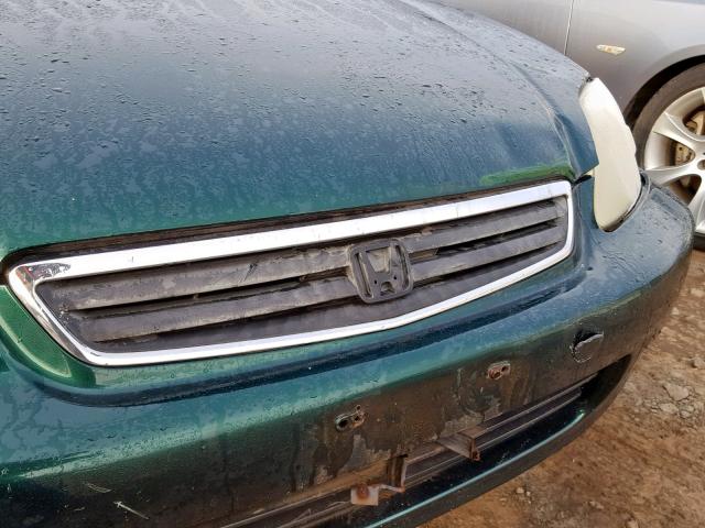 2HGEJ6613YH500278 - 2000 HONDA CIVIC BASE GREEN photo 9
