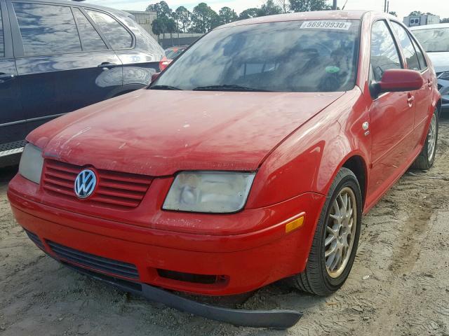 3VWPE69M93M183616 - 2003 VOLKSWAGEN JETTA WOLF RED photo 2