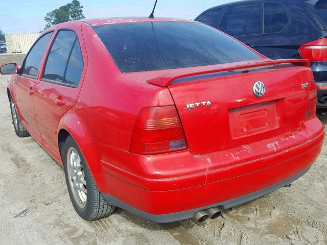 3VWPE69M93M183616 - 2003 VOLKSWAGEN JETTA WOLF RED photo 3