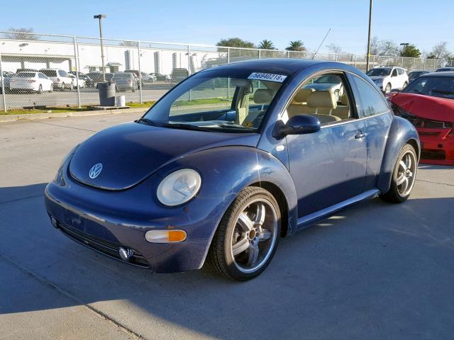 3VWCD21C83M425485 - 2003 VOLKSWAGEN NEW BEETLE Mavi foto 2
