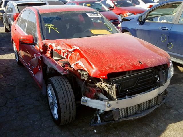 WDDGF4HB1DR268427 - 2013 MERCEDES-BENZ C 250 RED photo 1