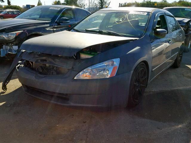 JHMCN36435C002257 - 2005 HONDA ACCORD HYB BLACK photo 2