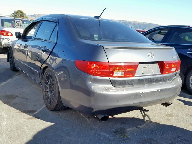 JHMCN36435C002257 - 2005 HONDA ACCORD HYB BLACK photo 3