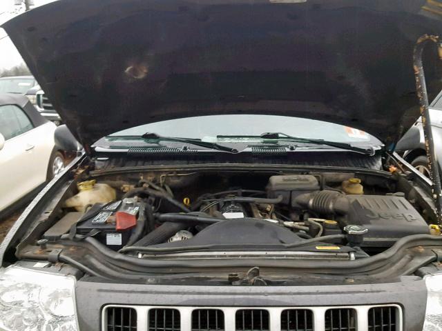 1J4GW48S74C377983 - 2004 JEEP GRAND CHER GRAY photo 7