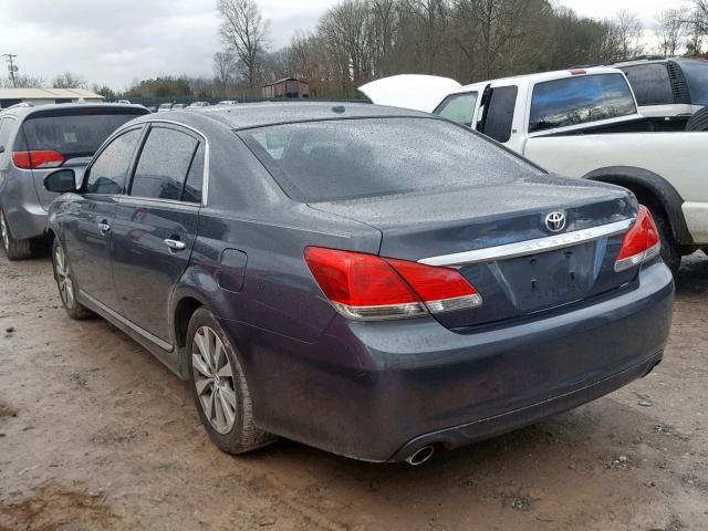 4T1BK3DB6BU434897 - 2011 TOYOTA AVALON BAS Grafitowy zdjęcie 3