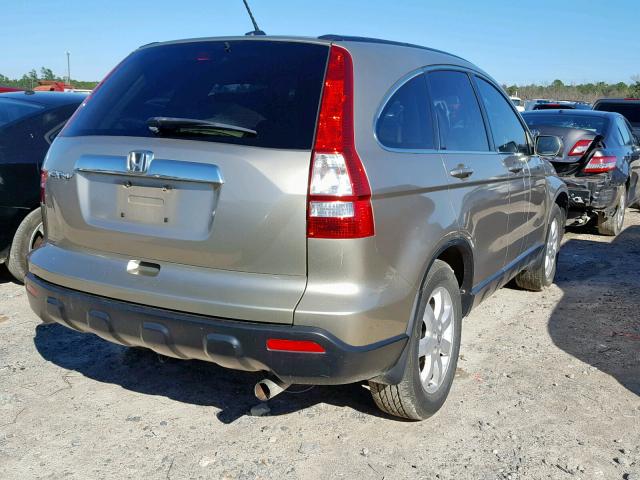 JHLRE38787C075780 - 2007 HONDA CR-V EXL GOLD photo 4