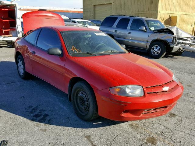 1G1JF12F437170358 - 2003 CHEVROLET CAVALIER L RED photo 1