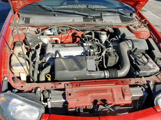 1G1JF12F437170358 - 2003 CHEVROLET CAVALIER L RED photo 7