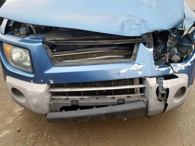 5J6YH28768L003577 - 2008 HONDA ELEMENT EX BLUE photo 9