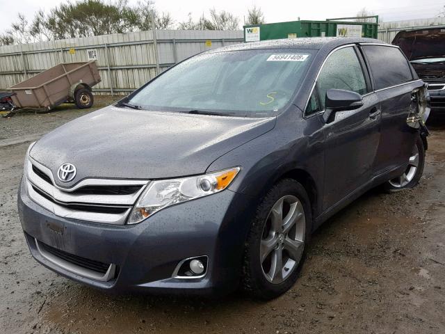 4T3ZK3BB4DU061449 - 2013 TOYOTA VENZA LE CHARCOAL photo 2