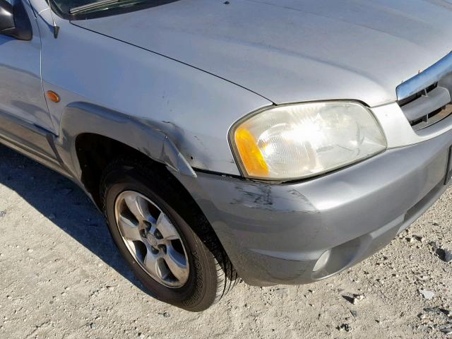 4F2YU08192KM28080 - 2002 MAZDA TRIBUTE LX SILVER photo 9