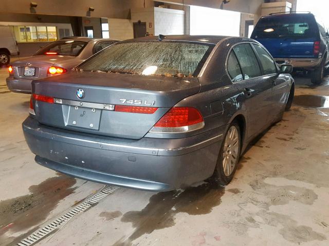 WBAGN63442DR07571 - 2002 BMW 745 LI SILVER photo 4