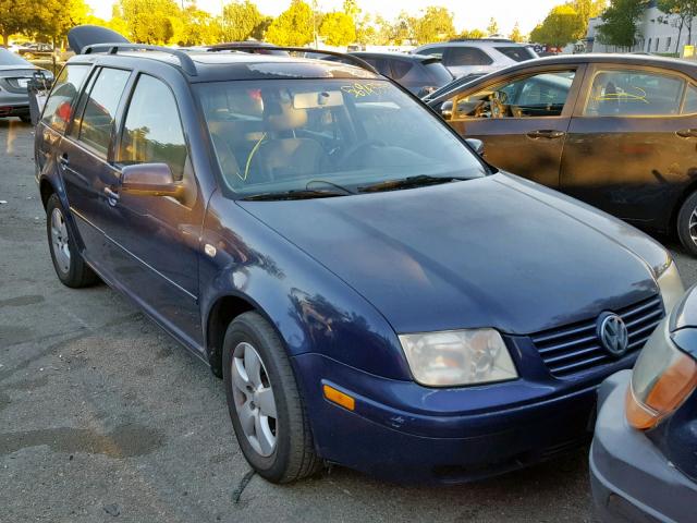 WVWSK61JX3W076369 - 2003 VOLKSWAGEN JETTA GLS BLUE photo 1