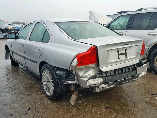 YV1RS58D412017485 - 2001 VOLVO S60 2.4T SILVER photo 3