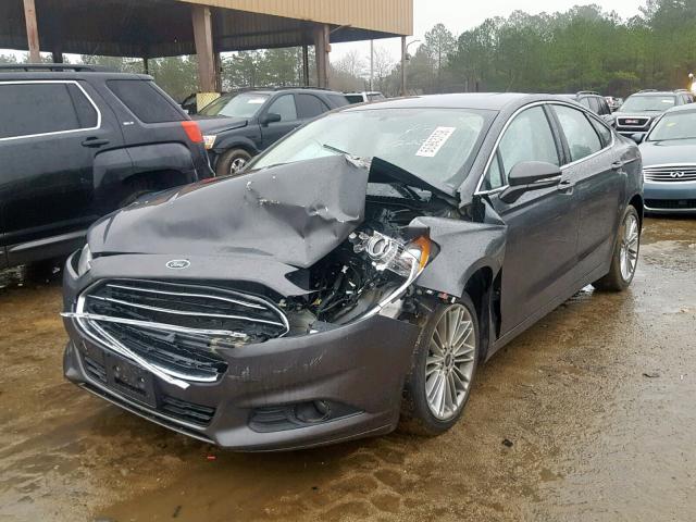 3FA6P0H91FR142445 - 2015 FORD FUSION SE CHARCOAL photo 2