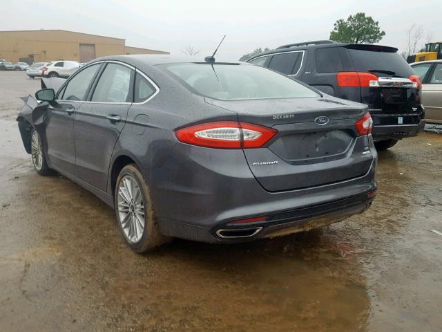 3FA6P0H91FR142445 - 2015 FORD FUSION SE CHARCOAL photo 3