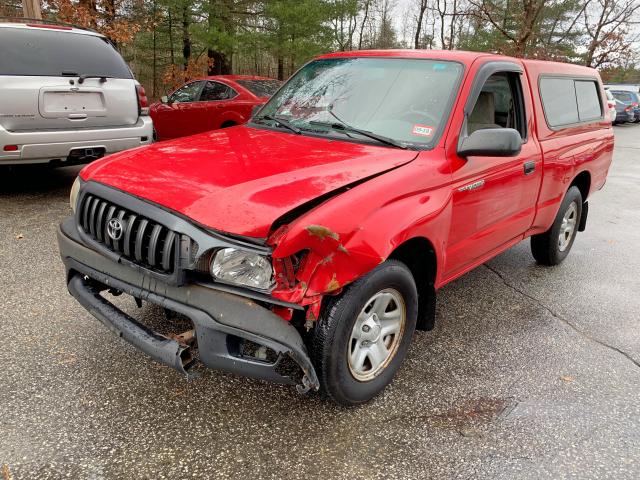 5TENL42N73Z230751 - 2003 TOYOTA TACOMA RED photo 2