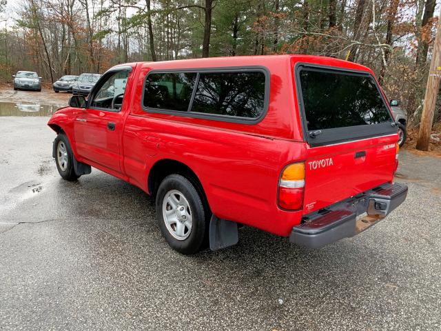 5TENL42N73Z230751 - 2003 TOYOTA TACOMA RED photo 3