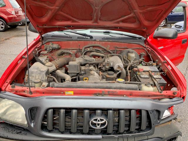5TENL42N73Z230751 - 2003 TOYOTA TACOMA RED photo 8