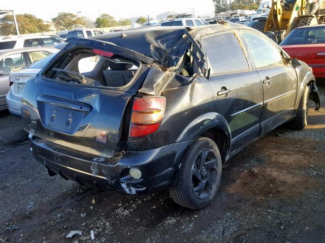 5Y2SM63895Z400076 - 2005 PONTIAC VIBE BLACK photo 4