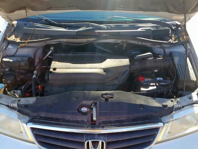 5FNRL18584B125629 - 2004 HONDA ODYSSEY LX SILVER photo 7