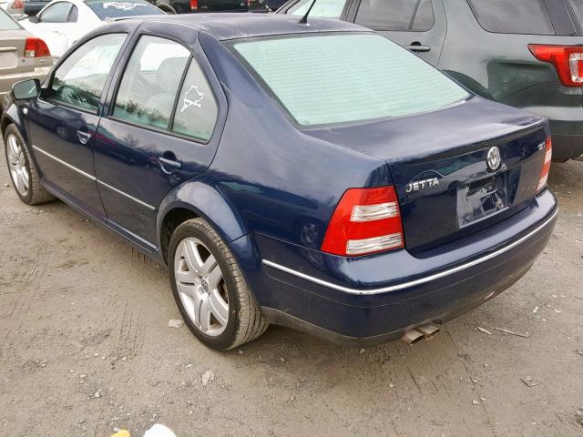 3VWSE69MX4M028973 - 2004 VOLKSWAGEN JETTA GLS BLUE photo 3