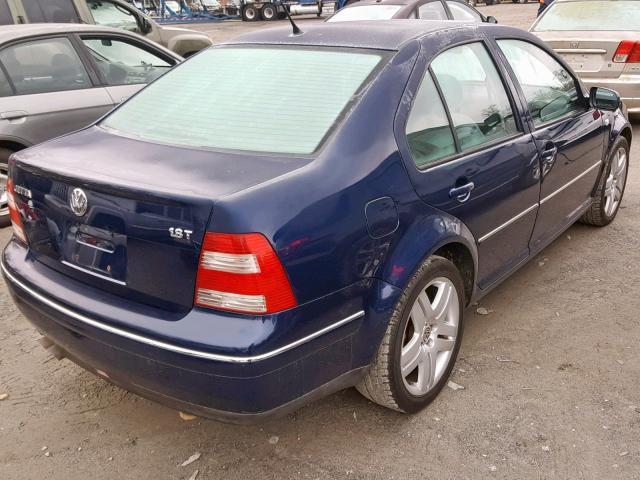 3VWSE69MX4M028973 - 2004 VOLKSWAGEN JETTA GLS BLUE photo 4