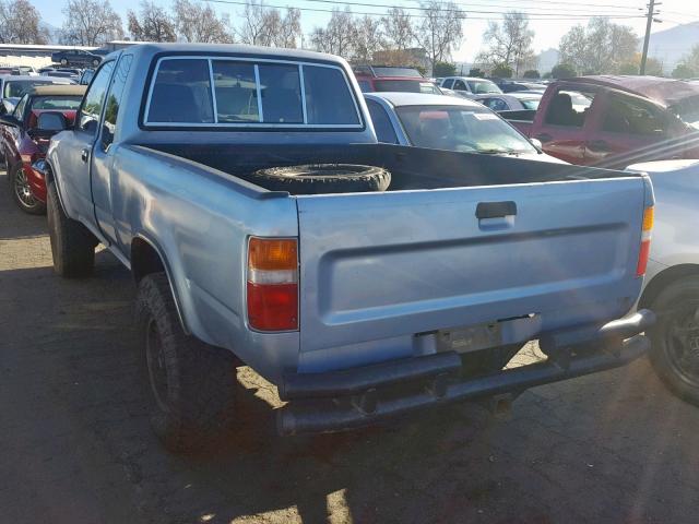 JT4VN13G8K0002104 - 1989 TOYOTA PICKUP 1/2 BLUE photo 3