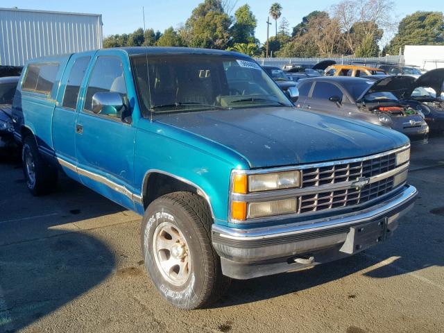 2GCEK19K7P1262011 - 1993 CHEVROLET GMT-400 K1 TEAL photo 1