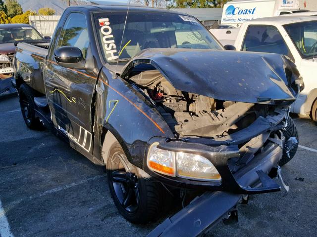 2FTRF07364CA18118 - 2004 FORD F150 SVT L BLACK photo 1