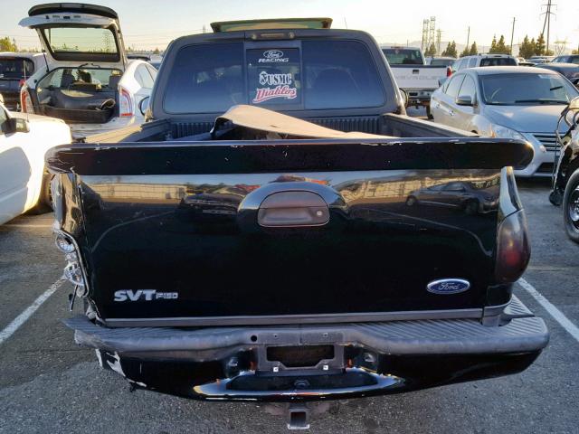 2FTRF07364CA18118 - 2004 FORD F150 SVT L BLACK photo 9